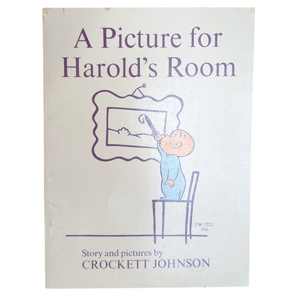 A Picture for Harold's Room Crockett Johnson Vintage Scholastic Paperback Book